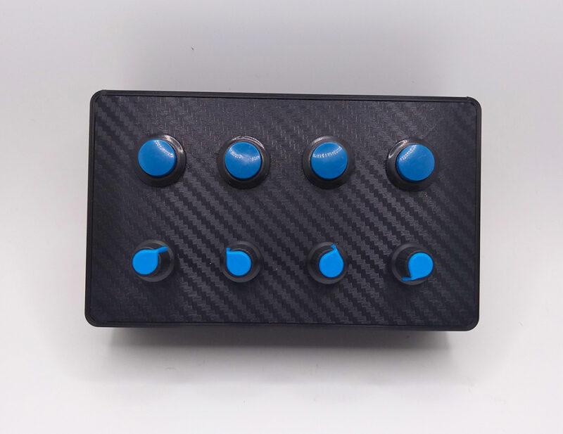 Baby Blue Button Box