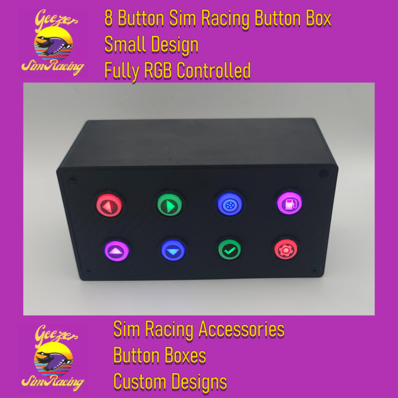 8 Button Sim Racing Button Box